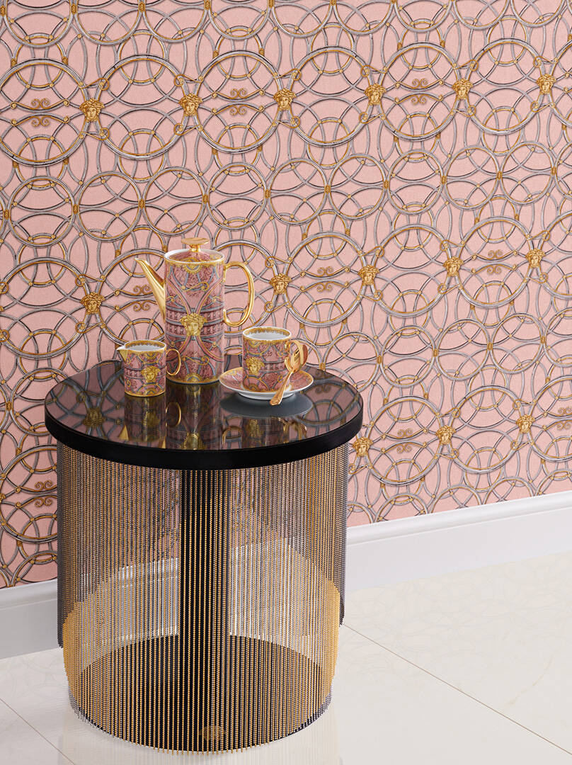 La Scala Del Palazzo - Pink Icing with Pewter and Gold